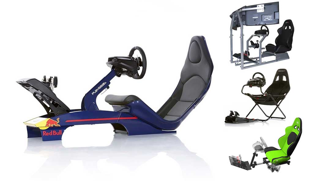 Playseat Evolution Pro Sim Racing Cockpit | Comfortable Racing Simulator  Cockpit | Easily Adjustable | Compatible with All Steering Wheels & Pedals  on